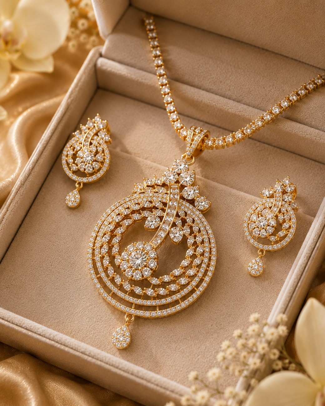 Celestia Bloom Pendant Set (Copy)