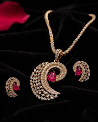 Roselle Pendant Set