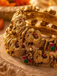 Rajsi Peacock Kada Set