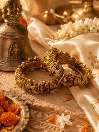 Rajsi Peacock Kada Set