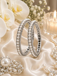 Pearl Radiance Bangle Pair
