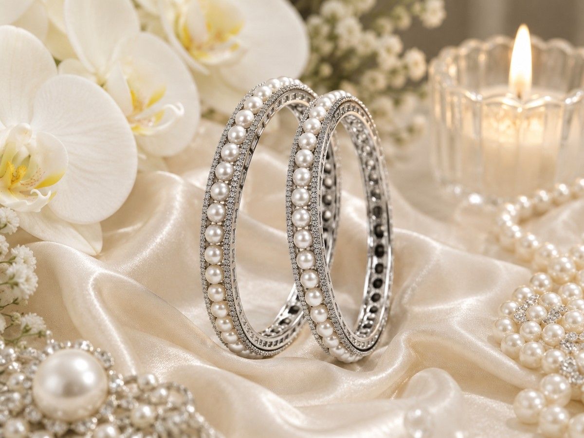 Pearl Radiance Bangle Pair