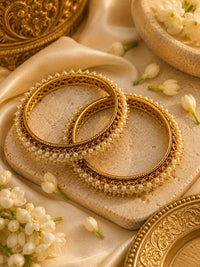 Noor Mahal Pearl Heritage Bangle Set