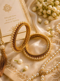 Noor Mahal Pearl Heritage Bangle Set